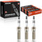 Frankberg 3x Spark Plugs Fuel Efficient Iridium+Platinum Electrode Durable Ceramic Insulant Compatible with Fiesta VI/VII Focus III Mondeo V C-Max II B-Max Ecosport Transit