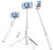 SYNCWIRE Selfie-Stick-Stativ mit Kabelloser Fernbedienung, 1,4 m, Weiß, 1 Packung