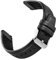 MEGALITH Cinturino Orologio in Pelle Silicone 22mm: Cinturini Ibrido in Pelle e Gomma a Sgancio Rapido - Cinturino Smartwatch di Ricambio per Uomo Nero