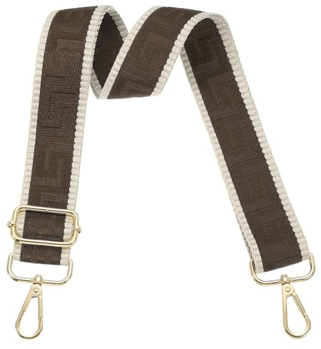 PATIKIL Purse Strap, Adjustable Crossbody Bag Straps Wide Shoulder Strap Universal Replacement Shoulder Bag Belt for Women's Handbags Canvas Satchels Bag Backpack, Dark Brown