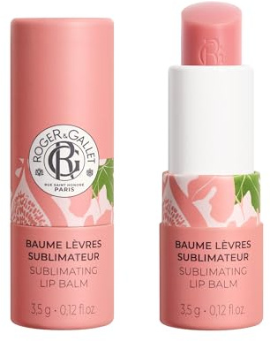 Roger&Gallet – Baume Lèvres Sublimateur Fleur de Figuier – Soin Nourrissant & Brillant Naturel – Saveur Figue Gourmande – 98% Naturel – Vegan – Fabriqué en France – 3,5g