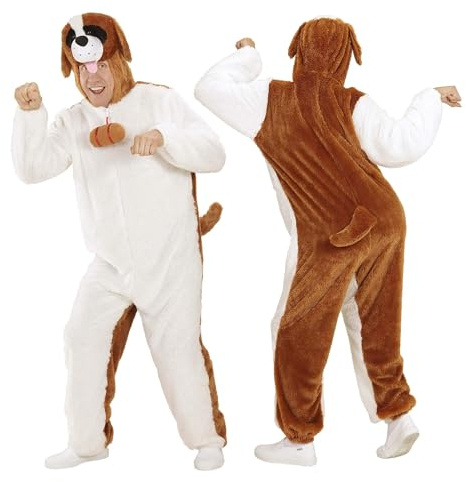 W WIDMANN MILANO Party Fashion - Costume Saint-Bernard, combinaison avec capuche, chien, costume d'animal