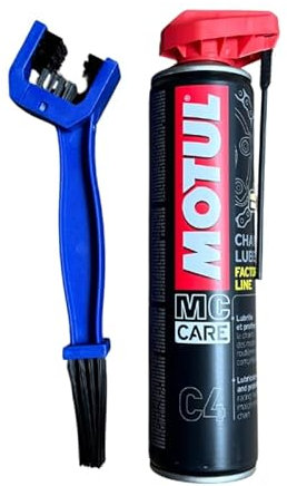 Kit Lubrificante Catena Motul C4 400ml + Spazzola Pulizia Catena
