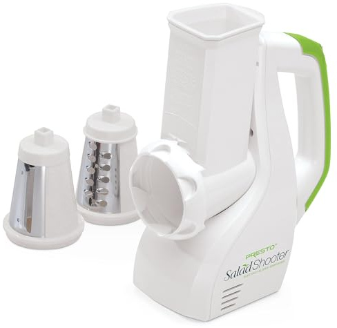 Presto Salad Shooter Electric Slicer/Shredder,White