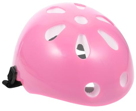 Anneome Casco Protector De Ciclismo para Niños Ajustable Ventilación, Carcasa De Plástico Resistente y Almohadillas De Esponja, Equipo De Protección Rosa para Patineta y Scooter Exteriores