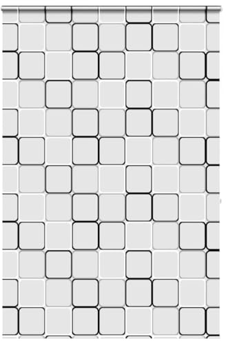 LoogCape Cortina de ducha enrollable con casete, 160 x 240 cm, ancho de la tela 156 cm, resistente al agua, estor con casete de aluminio, para baño, privacidad y ahorro de espacio
