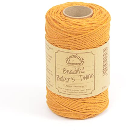 Everlasto 100m Solid 'Beautiful Bakers Twine' (2mm Approx) (York Gold)