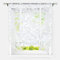 Heichkell Raffrollo Tunnelzug Band Raffgardinen Ausbrenner Transparente Scheibengardine Küche Modern Kurze Fenster Vorhang Ranken-Ausbrenner Weiß BxH 80x140cm