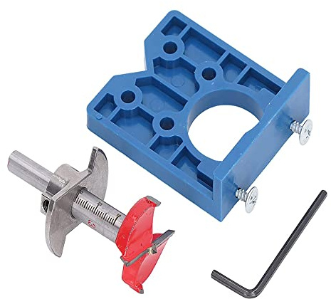 Zohino gångjärn jigg borr guide set 35 mm dold borrverktygssats jigg trä möbler träbearbetning skärmall guide