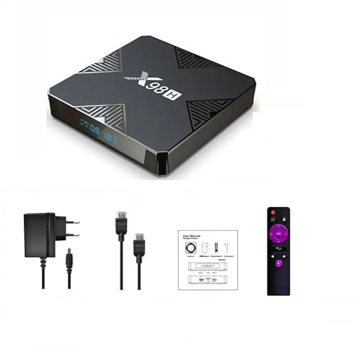 V Box Android 12.0 med 2 GB + 16 GB 4K/6K Smart TV-box Amlogic Allwinner H618 chipset 2.4G/5G Dual WiFi 100/1000M H.265 USB 3.0.2 avkodare 2 gb+16 gb