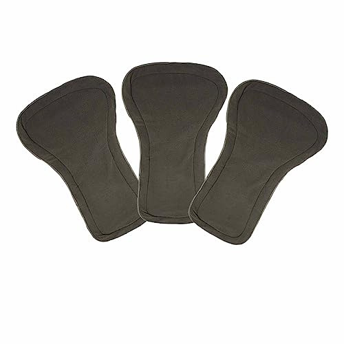 Paquete de 3 insertos de pañales de gran tamaño para pañales de tela para adultos, pañales de tela reutilizables, lavables a máquina