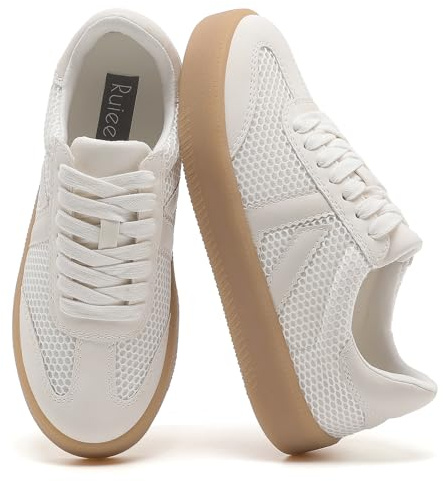 Ruiee Womens Trainers Fashion Sneakers Casual Shoes.250306 WT 5.5