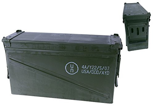Size 5 Olive 47 x 15,5 x 25 Ammunition Box Transport Box Muni Crate Box