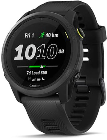 Garmin Forerunner 745 – Montre GPS connectée pour Le Running et Triathlon – Noire