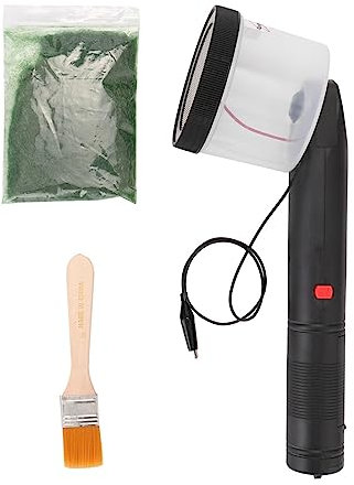 Aplicador de Hierba Estática Geevorks Aplicador de Flocado,Aplicador de Flocado de Hierba Estática ABS con Mango Antideslizante para Mesa de Arena de Modelado Escénico de Bricolaje