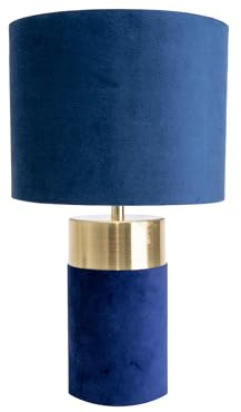 Näve Leuchten - Tischleuchte Bordo - Max. 40W - Blau, 32cm