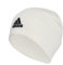 adidas Unisex Logo Beanie, Off White/Black, S