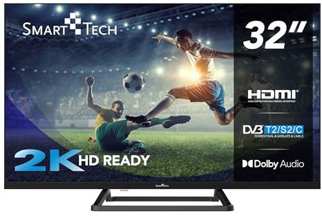 Smart Tech TV LED HD 32' (80cm) 32HN01V3 Nonsmart 3xHDMI 2xUSB Hotel Mode Store Mode