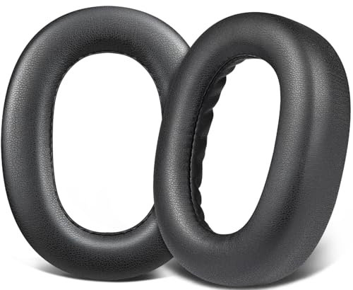 SOULWIT Repuesto de Almohadillas para Jabra Evolve2 85 UC/Evolve 2 85 MS Auriculares Inalámbricos (No se ajustan a Elite 85H), Almohadillas Cascos con Piel Proteica más Suave, Espuma Aislante de Ruido