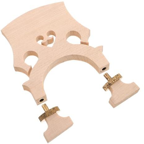 Gatuida Violonchelo Puente Ajustable de Madera de Arce Puente Europeo Alto para Repuestos de Violonchelo para Uso Conciertos y Prácticas