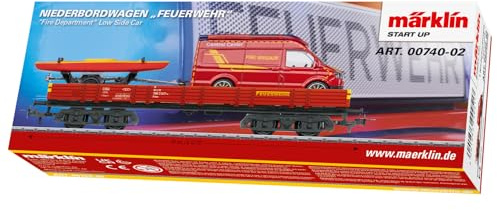 00740-02 H0 Start up Chariot bas de gamme Pompiers