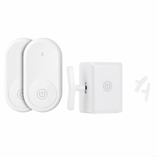 Fauhapyway Pulsante interruttore Pusher Telecomando wireless per bot con corpo in ABS Controllo RF 10-30 m 2H di carica per 100 giorni utilizzare dispositivi domestici intelligenti(2)