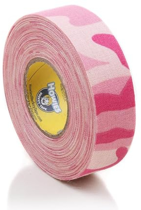 Schlägertape Profi Cloth Hockey Tape 25mm f. Eishockey pink camo, 18 m