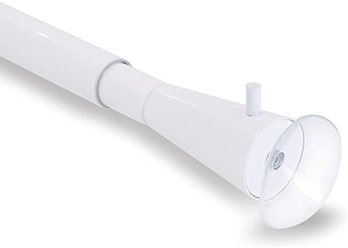 GCurtain Diametro Divisorio Regolabile dell'asta di Tensione della Molla Asta per tende 16-19mm - Bianco/estensibile Lunghezza 56-98 (143-250 cm)