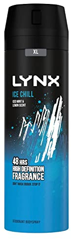 Unilever Lynx 48H Fresh Deodorant Bodyspray, Ice Chill 200ml
