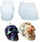 3D Large Skull Candle Moulds, Halloween Silicone Moulds Skull Epoxy Resin Molds for Soap Aromatherapy Candle Making DIY Craft Home Decoration