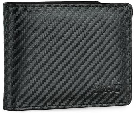 SKPAT - Geldbörsen für Junge Männer - Geldbörse für kleine Männer mit Geldbörse - Geldbörse junger Junge. Geldbörsen für Herren - Kartenetui Herren RFID-Schutz 204104, Schwarz, Única, Sport