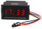 Elektronische Uhr, DC4.5-30V Wasserdicht Staubdicht Auto Auto Elektronische Uhr LED Digitalanzeige für Autouhr Autouhr und Temperaturanzeige Kfz-Ersatzuhren Grüne LED-Digitaluhr(rot)