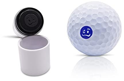 SWVL Sports Marqueur de tampon de balle de golf visage étourdi/ivre Plusieurs motifs visages, icônes émojis et plus encore