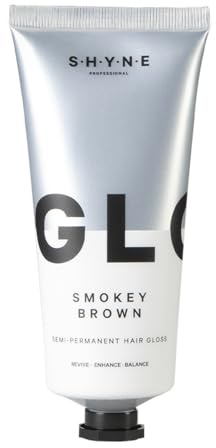 SHYNE - Gloss | Smokey Brown - Glanztreatment für braunes Haar, intensive Haarpflege mit Keratin und Provitamin B5 für glänzende und glatte Haare, ohne Parabene