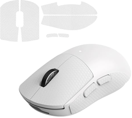 JINGDU Musgreppstejp kompatibel med Logitech G Pro X Superlight trådlös, halkfri musmatta för GPW X Superlätt spelmus, greppklistermärke för G Pro X trådlös mus, vit