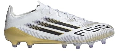 adidas F50 Mens Astro Turf Football Boots White/Black/Gold 10 UK