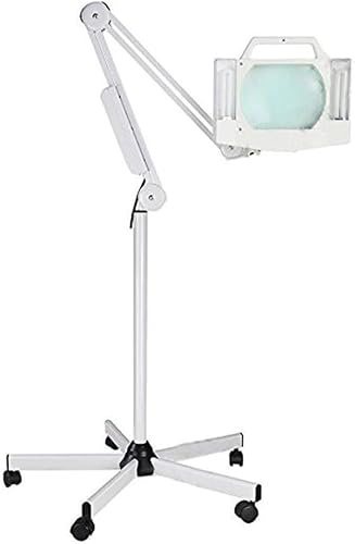 Förstoringsglas, Skärm 5X Förstoringslampa Med Fyrkantigt Rör T5-Lampa Kosmetisk Tatuering Hopfällbar Skuggfri Lampa Med Led-Ljus