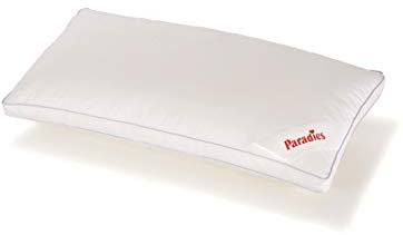 PARADIES Kissen 40x80 cm Softy fest Bio, Öko-Tex Zertifiziert Standard 100 Klasse 1, medizinisch getestet, Kopfkissen mit Reißverschluss