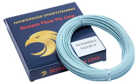 HAWKRIDGE - Quality Weight Forward #9 STREAM FLOW FLY Fishing Line (UK Brand) WF#9 - Four Options Available - Intermediate Pale Blue (Intermediate - Pale Blue)