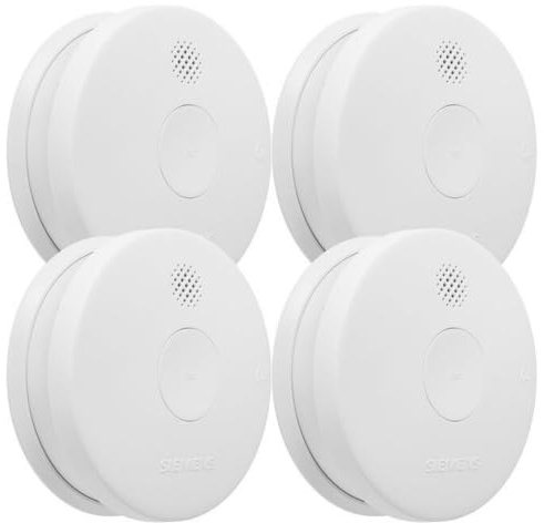 SIEMENS - Lot De 4 Détecteurs De Fumée 5TC1292-6 NF Autonomie 5 Ans