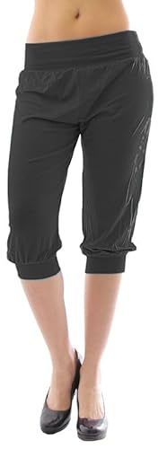 P&R DANCEWEAR LTD Harem 3/4:e enkla säckiga byxor, Svart, 42/44 SE