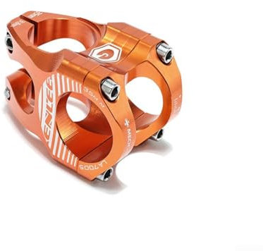 Potence de vélo robuste en alliage d'aluminium, adaptée pour les vélos de descente, 31 8 x 35 mm (orange)