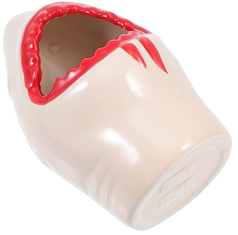 TIDTALEO Copa De Cóctel Creativa Forma De Tiburón, Taza De Cerámica Para Hogar y Bar, Capacidad Estándar, Aislamiento Térmico, Diseño Artístico, Uso Doméstico y Restaurante