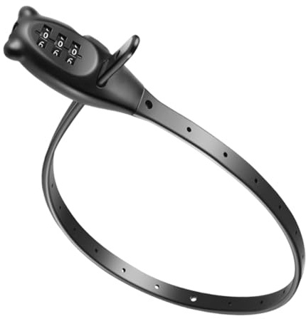 Candado de combinación con cierre de lazo con combinación de números, accesorio antirrobo para cochecito de bebé, puerta y monopatín