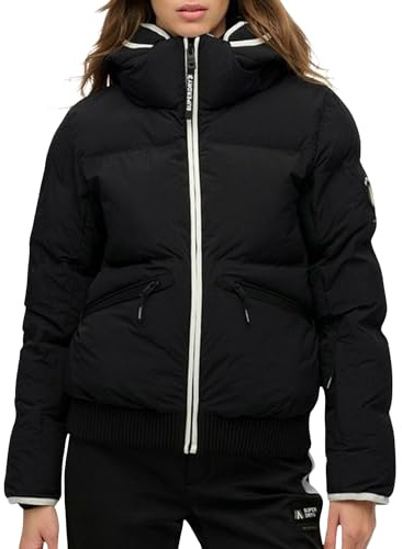 Superdry Giacca da Sci Bomber con Cappuccio Donna