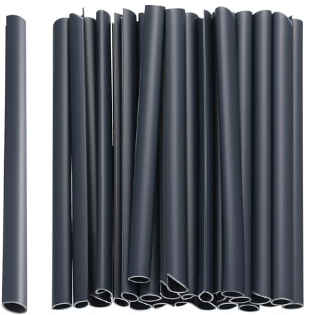 50 Pcs Tiras de Sujeción para Jardín Malla Ocultacion, 19 x 1,5 cm tiras de protección visual para esteras de doble barra, clips de montaje para mallas de privacidad para cercas de alambre doble