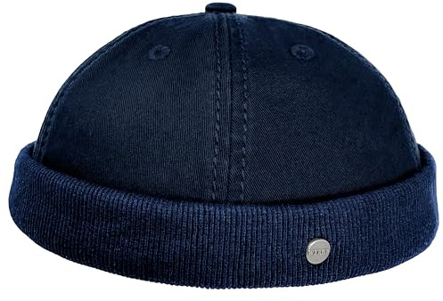 WEROR Weror-281.1 Men's Fishing Hat Sailor Hat Docker Hat Cotton Knitted Hat, navy, One Size
