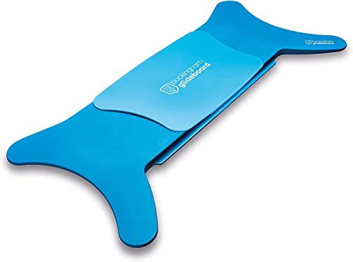 Buckingham Glideboard – British Made Transfer Board for Wheelchair to Chair, Car & Bed | Sliding Seat Mobility Aid for Elderly & Disabled - Blue/Blue