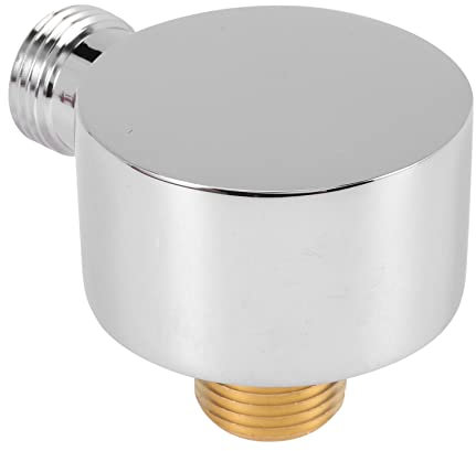 Yheonver Gomito di Alimentazione Un Parete, Connettore per Tubo Doccia da Parete Rotondo nel Accessori Uscita Acqua G1 / 2 Pollici per Doccia-