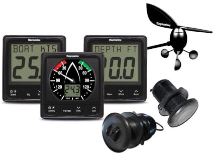 Raymarine i50/i60 Wind, Speed, Depth System Pack w/Transducers